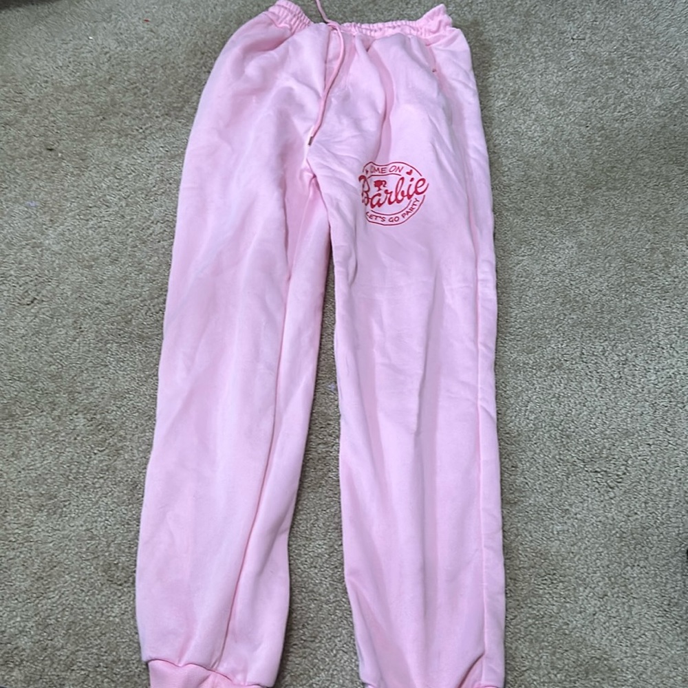 Size S. Barbie sweatpants